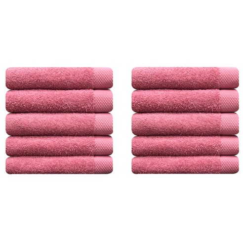 송월타월 호텔수건 140g, 로즈, 10개