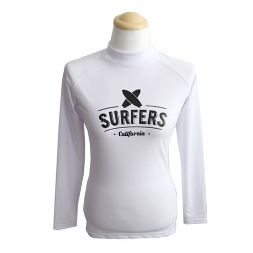 나야스타일 여성용 SURFING BOARD 래쉬가드 상의