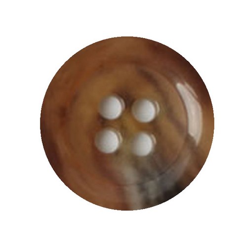 동화상가몰 버팔로 둥근 테 단추 23mm, 베이지, 10개입