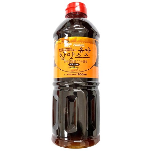 이엔 유자 참맛 소스, 900ml, 1개