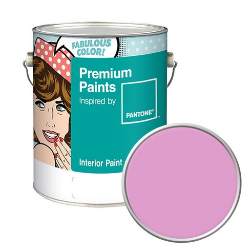 노루페인트 팬톤 내부용 실내벽면페인트 저광 4L, 15-2913 Lilac Chiffon