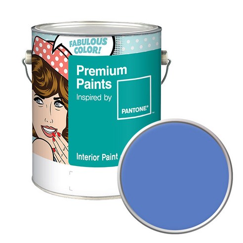 노루페인트 팬톤 내부용 실내벽면 저광페인트 4L, 17-4037 Ultramarine, 1개