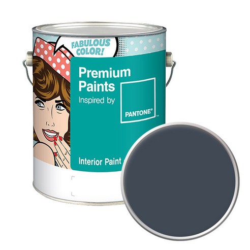 노루페인트 팬톤 내부용 실내벽면 저광 페인트 4L, 19-4014 Ombre Blue, 1개