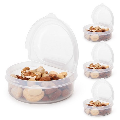 나카야 스탠딩 캐니스터 밀폐용기, 210ml, 4개입