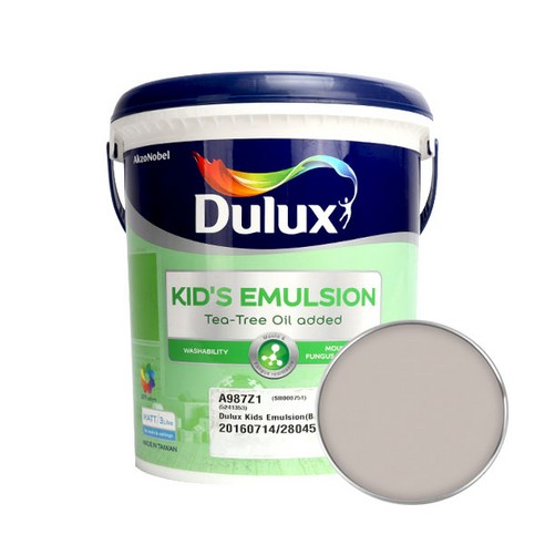 듀럭스 키즈에멀전 무광 페인트 3L, Grey Mauve