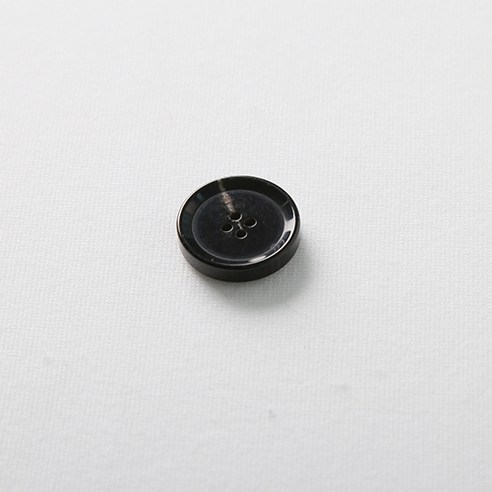 HR빅버튼 덴마크 단추 23mm, 블랙, 4개입