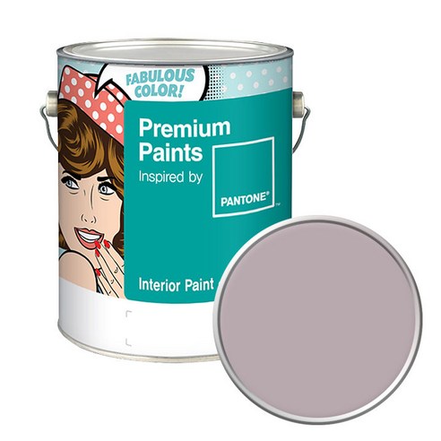 노루페인트 팬톤 내부용 실내벽면 무광페인트 4L, 15-3802 Cloud Gray