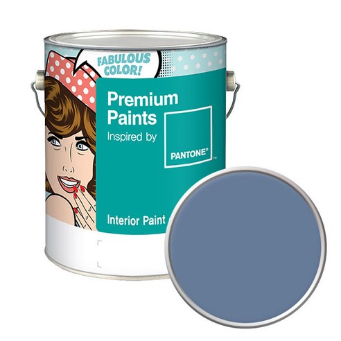 노루페인트 팬톤 내부용 실내벽면페인트 무광 4L, 17-4015 Infinity