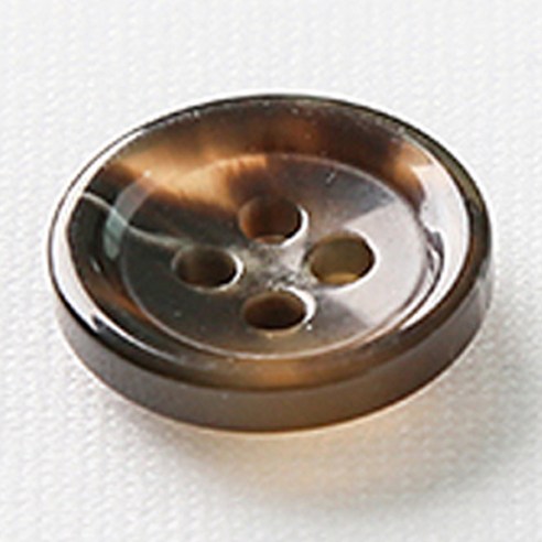 HR빅버튼 메신져 단추 18mm, 브라운, 4개입
