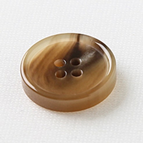 HR빅버튼 메시아 단추 21mm, 유광 베이지, 8개입