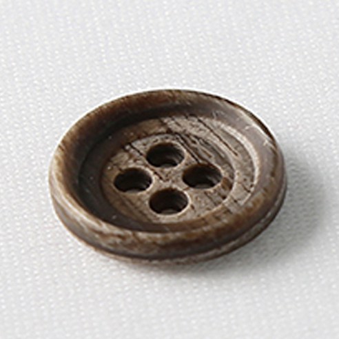 HR빅버튼 투어 단추 21mm, 브라운, 4개입