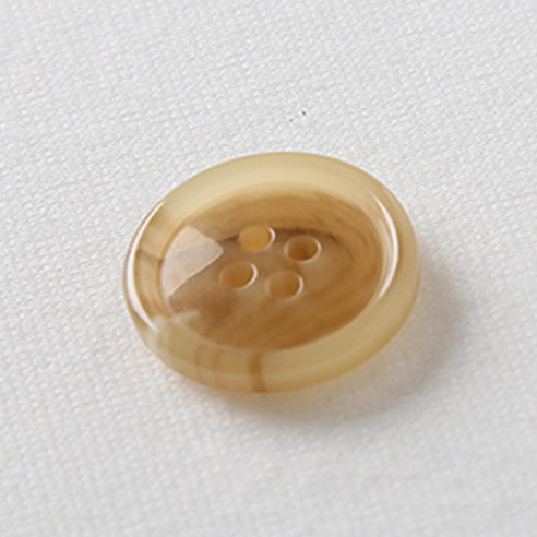 HR빅버튼 디젤 단추 21mm, 연베이지, 4개입