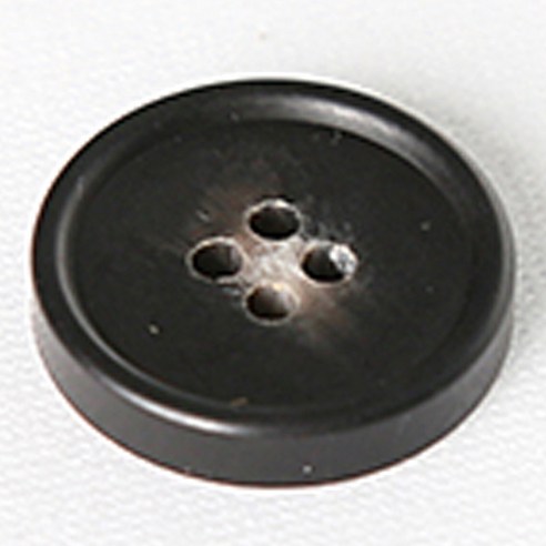 HR빅버튼 소리아 단추 무광 21mm, 블랙, 4개입