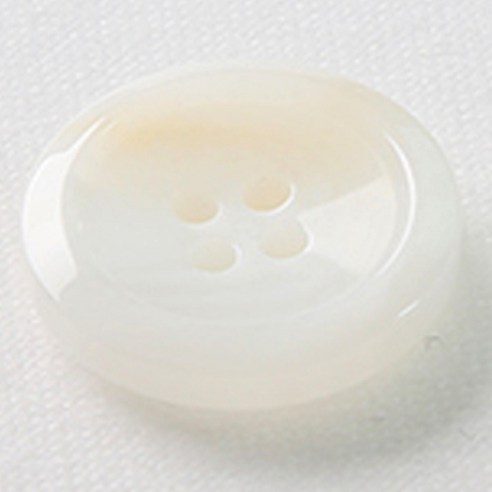 HR빅버튼 각시봉 단추 25mm, 화이트, 8개
