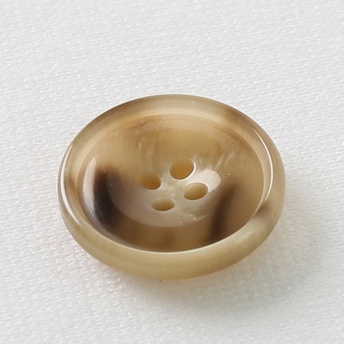 HR빅버튼 아스날 단추 18mm, 다크베이지, 12개입