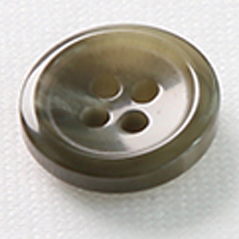 HR빅버튼 각시봉 단추 18mm, 카키, 4개입