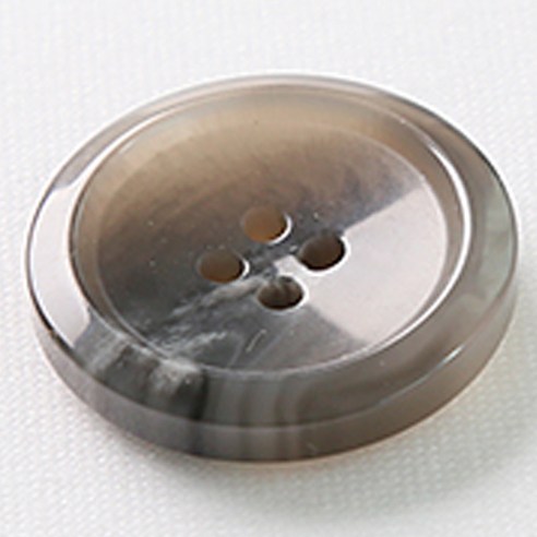 HR빅버튼 각시봉 단추 25mm, 그레이, 8개입