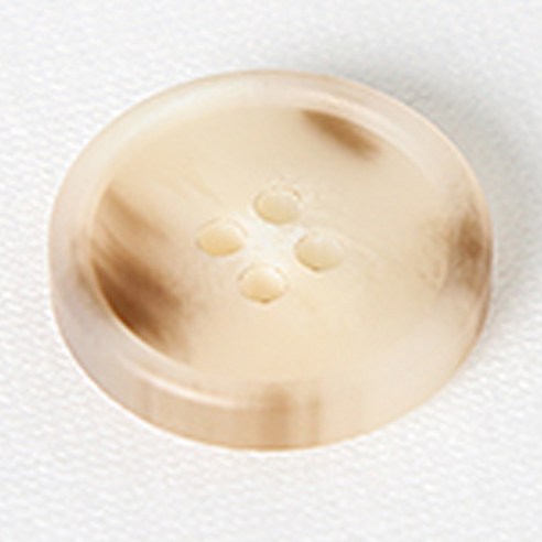 HR빅버튼 소리아 단추 무광 21mm, 화이트, 12개입