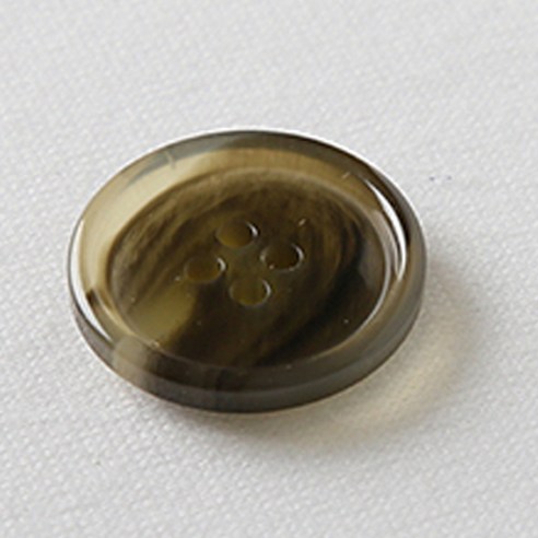 HR빅버튼 디젤 단추 21mm, 카키, 4개입