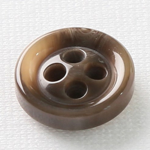 HR빅버튼 아우디 단추 15mm, 연브라운, 8개입