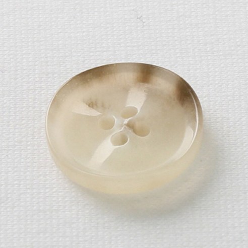 HR빅버튼 아벨 단추 21mm, 연베이지, 4개입