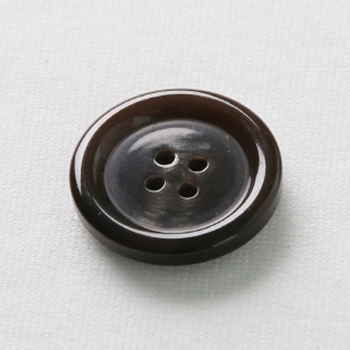 HR빅버튼 플러스 단추 23mm, 다크브라운, 12개입