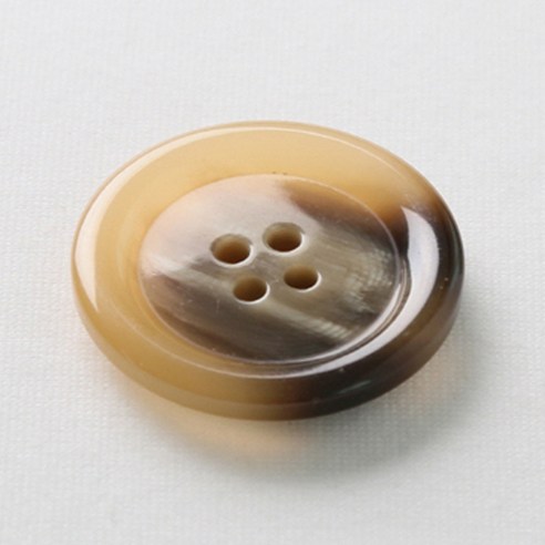 HR빅버튼 플러스 단추 28mm, 다크베이지, 4개입