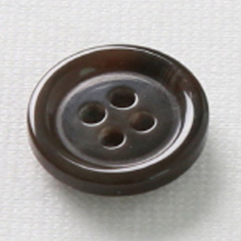HR빅버튼 플러스 단추 18mm, 다크브라운, 12개입