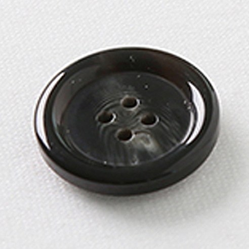 HR빅버튼 플러스 단추 23mm, 블랙, 12개입