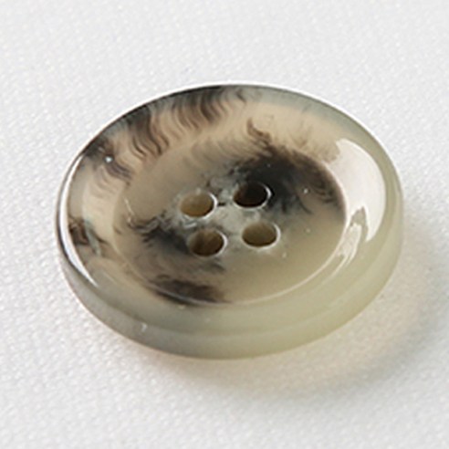 HR빅버튼 모던 단추 23mm, 연 그레이, 8개입