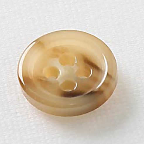 HR빅버튼 무쟈크봉 단추 18mm, 베이지, 12개입
