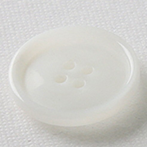 HR빅버튼 마니 단추 23mm, 화이트, 8개입