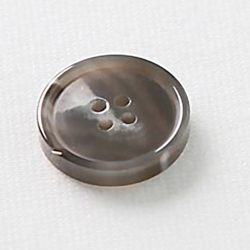 HR빅버튼 루킹 단추 20mm, 그레이, 8개