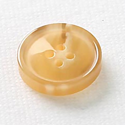 HR빅버튼 루킹 단추 18mm, 연 베이지, 4개입