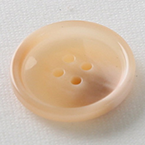 HR빅버튼 마니 단추 25mm, 살구, 12개입
