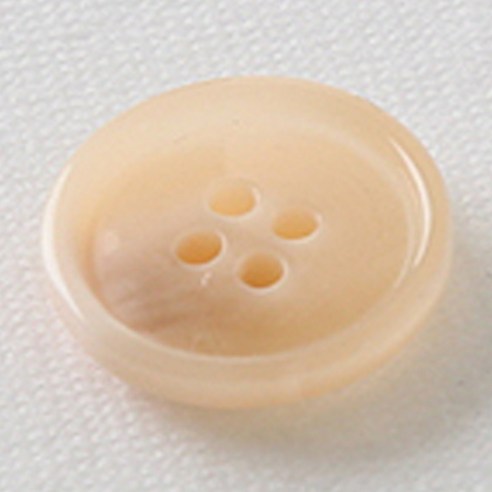 HR빅버튼 마니 단추 18mm, 살구, 12개입