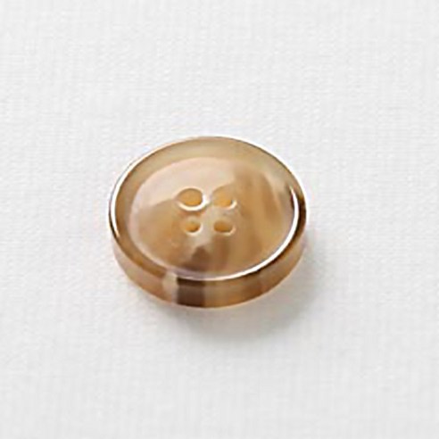 HR빅버튼 루킹 단추 15mm, 다크 베이지, 8개입
