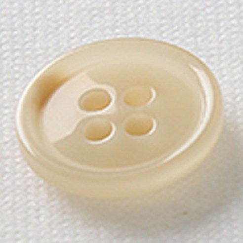 HR빅버튼 마니 단추 15mm, 연베이지, 8개입