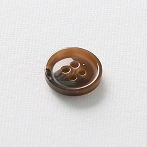 HR빅버튼 아이젠 단추 15mm, 연브라운, 8개입