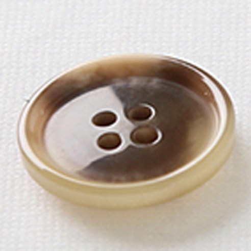 HR빅버튼 마니 단추 21mm, 브라운, 12개입