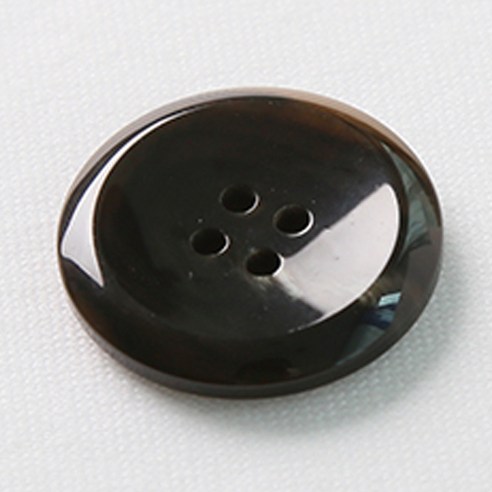 HR빅버튼 천사테 단추 28mm, 다크브라운, 4개입