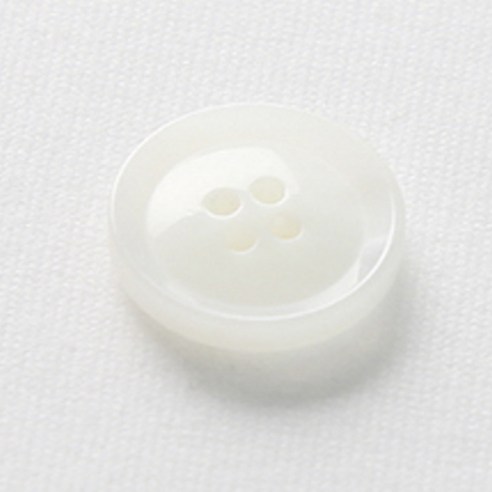 HR빅버튼 호각 단추 23mm, 화이트, 8개입