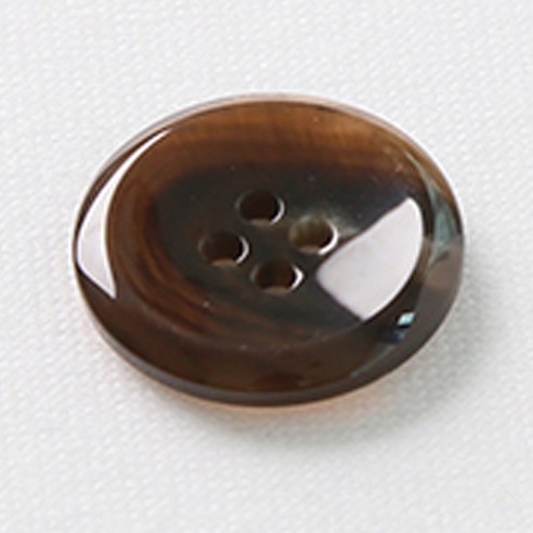 HR빅버튼 천사테 단추 23mm, 중브라운, 8개입