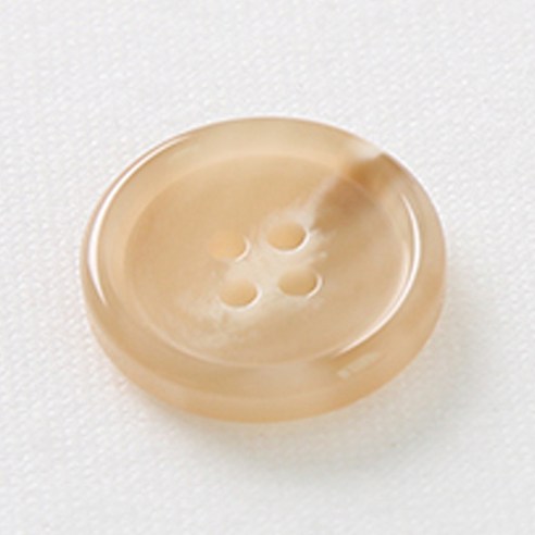 HR빅버튼 MD 단추 21mm, 떼베이지, 12개입