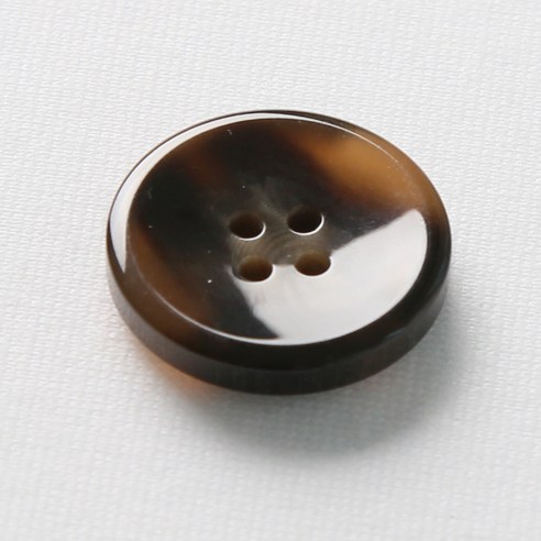 HR빅버튼 플러스접시 단추 23mm, 브라운, 8개입