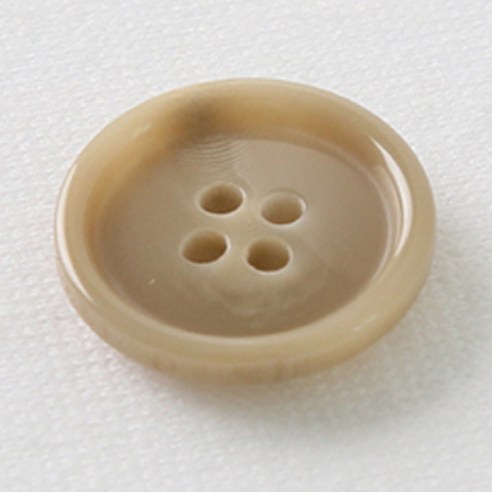 HR빅버튼 워킹 단추 18mm, 카키베이지, 4개