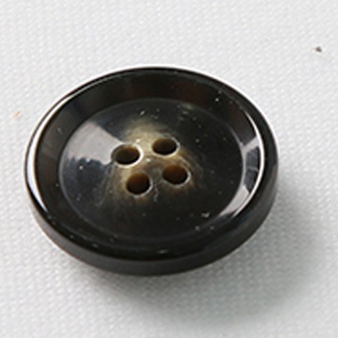 HR빅버튼 잡스 단추 25mm, 블랙, 8개입