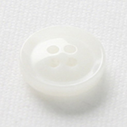 HR빅버튼 호각 단추 18mm, 화이트, 12개입