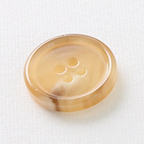 HR빅버튼 MD 단추 21mm, 연베이지, 8개입