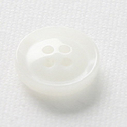 HR빅버튼 호각 단추 18mm, 화이트, 8개입